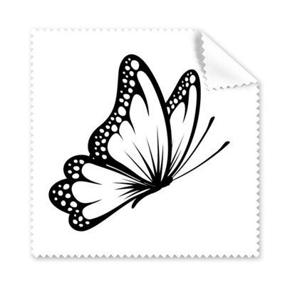 Simple Vintage Butterfly in Black Cleaning Cloth Phone Screen Glasses Cleaner 5pcs