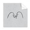 Wrist Wrestling Black Cute Chat Happy Cleaning Cloth Phone Screen Glasses Cleaner 5pcs view 1