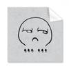 Silent Black Cute Chat Happy Pattern Cleaning Cloth Phone Screen Glasses Cleaner 5pcs view 1