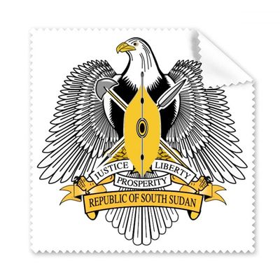 South Sudan Africa National Emblem Cleaning Cloth Phone Screen Glasses Cleaner 5pcs