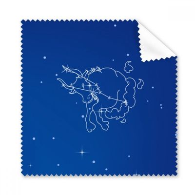 Star Universe Taurus Constellation Pattern Cleaning Cloth Phone Screen Glasses Cleaner 5pcs
