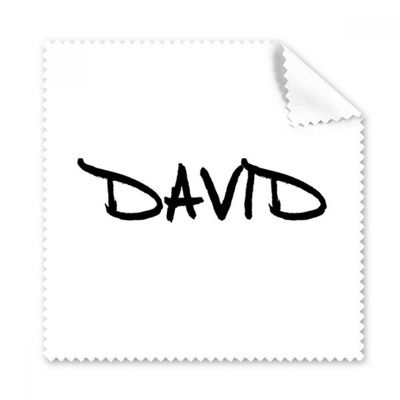 Special Handwriting English Name David Cleaning Cloth Phone Screen Glasses Cleaner 5pcs