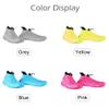 ZHome Water-Proof Silicone Shoe Covers, Reusable Foldable Not-Slip Rain Shoe Covers,Shoe Protectors Overshoes Rain Galoshes for Kids,Men and Women Yellow S(8.2in) view 2
