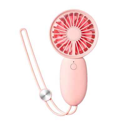 Outdoor Dormitory Office Mini Handheld Suspension Low-Noise Mute Double Fan Blade Electric Fan 5-Speed Adjustable USB/Power Bank/car Power Supply/Computer Charging