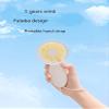 Outdoor Dormitory Office Mini Handheld Suspension Low-Noise Mute Double Fan Blade Electric Fan 5-Speed Adjustable USB/Power Bank/car Power Supply/Computer Charging view 2