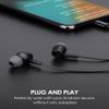 PALOVUE USB Type C Headphones in Ear Earphones Earbuds with Mic and Volume Control Compatible for Google Pixel Samsung Oneplus Huawei Sony MacBook SoundFlow view 2