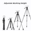 Cayer BV25LH Video Tripod System, Carbon Fiber Professional Heavy Duty Camera Tripod Kit, with a Quick Release Plate view 4
