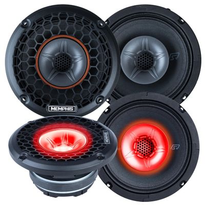 Memphis Audio 4 SRXP62WT SRX Pro Audio 6.5" Coaxial Speakers