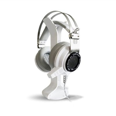 Headphone Holder Hook Headset Holder Aluminum Earphone Hanger Headphones Stand Supporting Bar for Gaming Headsets Desk Display All Headphone Type Fitted Universal Fits Headphones (Color : White)