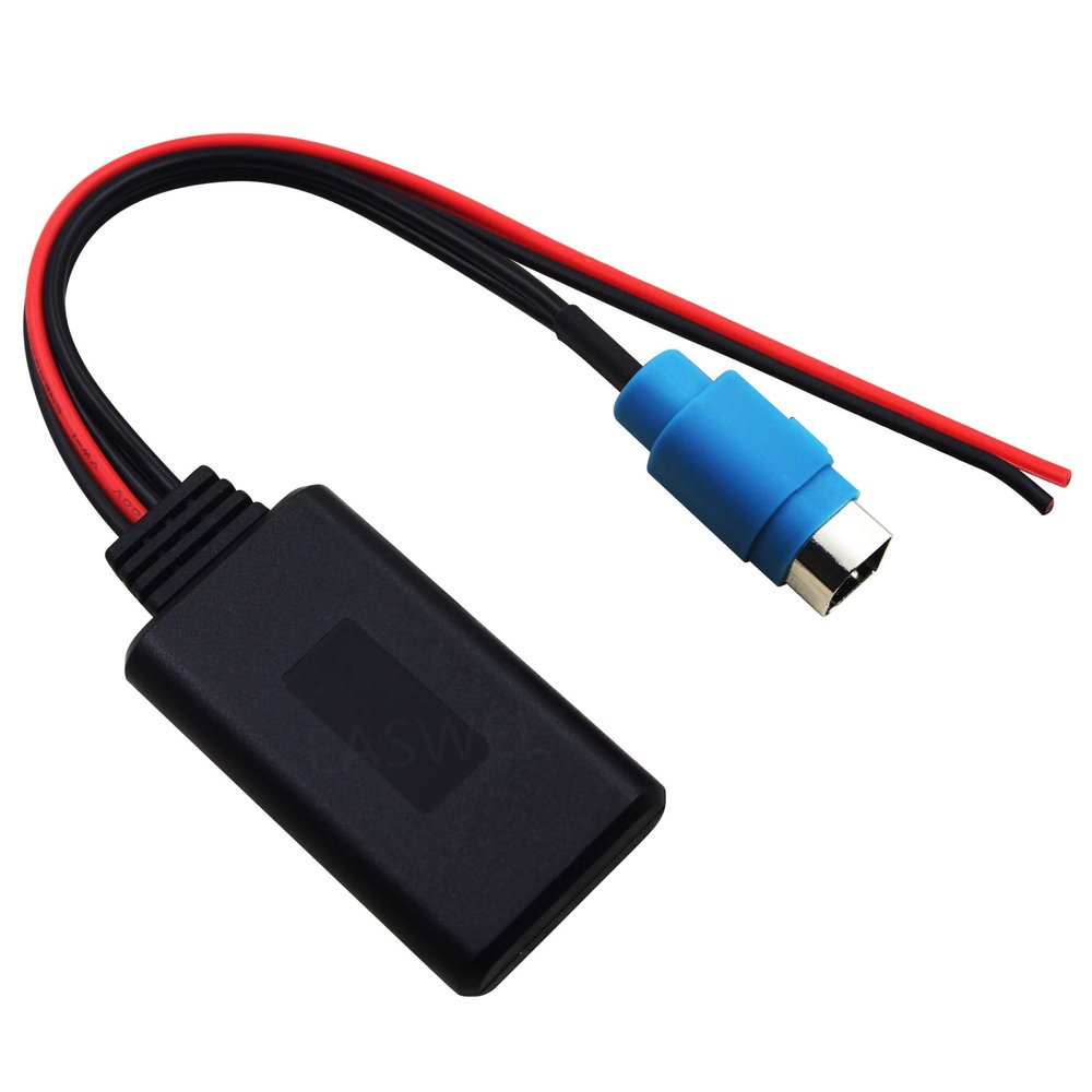 EASWEL Bluetooth Adapter Aux Audio Cable for Alpine IDA-X305 KCE-400BT CDA-105Ri