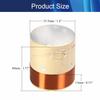 Jutagoss Woofer Voice Coil 2 Layers White Aluminum Sound Film Copper Wire Coil, Diameter 25.5mm 1" Height 32mm/1.26 inch, 2 Pcs view 2