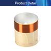 Jutagoss Woofer Voice Coil 2 Layers White Aluminum Sound Film Copper Wire Coil, Diameter 25.5mm 1" Height 32mm/1.26 inch, 2 Pcs view 4