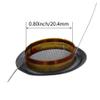 Jutagoss Tweeter Voice Coil High Tone Transparent Skily Sound Film Audio Replacement, Diameter 20mm/0.8", 4 Pcs view 2