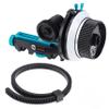 foto4easy Quick Release Follow Focus with A/B Hard Stops and Gear Ring Belt for Sony Canon Nikon DSLR Camera DV Camcorder Film Video Cameras,Fits 15mm Rod System view 2