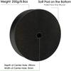 DIGITNOW Record Weight Stabilizer for Vinyl Turntables, 250g (8.8oz) Aluminum LP Record Weight, Low Profile Design Fits Under Dust Cover, Reduces Resonance and Vibration, Black view 2