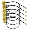 TUOLNK IPX to RP SMA Elbow Extension Cable U.FL MHF1 to RP-SMA Female Right Angle WiFi Antenna Pigtail Cable 1.13mm Extension Cable for WiFi Router Network Card 12inch(30cm) 5 Pack view 1
