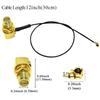 TUOLNK IPX to RP SMA Elbow Extension Cable U.FL MHF1 to RP-SMA Female Right Angle WiFi Antenna Pigtail Cable 1.13mm Extension Cable for WiFi Router Network Card 12inch(30cm) 5 Pack view 2