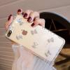 LCHDA Bling Diamond Case for Samsung Galaxy S21 FE 5G, Glitter Clear Crystal Shining Bright Diamonds Luxury Sparkle Transparent Rhinestone Bumper Women Girls Protective Phone Case Cover - Bow-Knot view 2