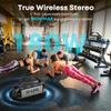 W-KING 90W Max Bluetooth Speaker, IPX6 Waterproof Portable Speakers Wireless Bluetooth, 50W Deep Bass Loud Outdoor Speaker with 40H Playtime/Stereo Pairing/TF Card/AUX/NFC for Home Party,Camping,Beach view 3