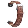 KangPlus Strap Compatible with Inspire/Inspire HR,Sport Leather Vintage Denim Style Replacement Wristband Casual Breathable Adjustable Band with Metal Buckle for Women Men - Brown view 2