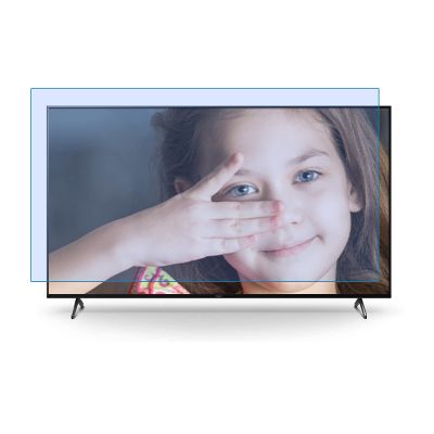 Anti Glare Anti Blue Light Tv Screen Protector, Anti Glare Filter for Tv/pc Screen - No Fingerprints/no Bubbles Eye Protection, Reusable Prevents Eye Strain Easy to Assemble,52" 1161 * 661