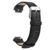 KangPlus Watch Band Compatible with Inspire/Inspire HR,Women Men Sport Leather Vintage Denim Style Replacement Wristband Casual Breathable Adjustable Band with Metal Buckle - Black view 2