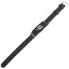 KangPlus Watch Band Compatible with Inspire/Inspire HR,Women Men Sport Leather Vintage Denim Style Replacement Wristband Casual Breathable Adjustable Band with Metal Buckle - Black view 4