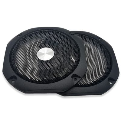 2 Pcs for 4 inch Speaker Grill Cover 4" High-Grade Car Audio Conversion Net Decorative Circle Metal Mesh Grille 120x120mm/4.72x4.72in