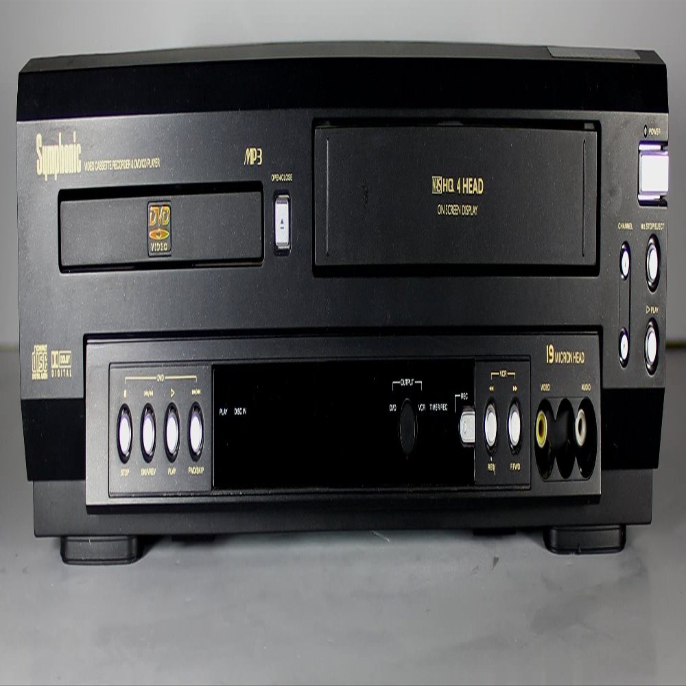 Symphonic SD7S3 DVD Player with Video Cassette Recorder (Renewed)