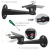 2-Be-Best Adjustable Projector Wall Mount, 7.87" Length 7.8 lbs Load 360 Rotation Stand for Video Projector Camera view 4
