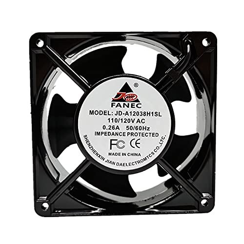 12038H1BL Fan 110V/120VAC 0.26A 12012038mm AC Cooling Fan