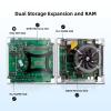 Mini Desktop PC Windows 11, 10th Gen Core i7 10750H, 64GB DDR4 RAM 1TB NVME SSD, HD-MI + DP, Dual Monitor, Gigabit Ethernet, USB3.0, Wifi AC, BT, 19V Micro PC, Auto Power On, Small Compact Case view 3