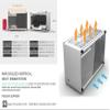 A4 ITX Mini Case Double-Sided Glass Gamer Gaming MOD Desktop Aluminum Computer Cabinet Transparent Acrylic Side Panel Support SFX Power view 4