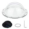 SOONSUN 6'' Dome Port Replacement Cover for GoPro Hero 13/12/11/10/9/8/7/6/5 and DJI Osmo Action Camera - Transparent Acrylic Dome with Waterproof O-Ring, Tool Kit & Storage Bag view 1