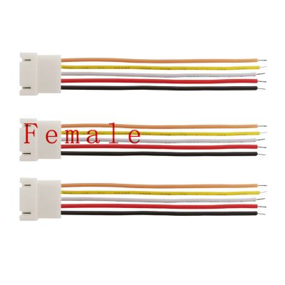 Connect Plug Connector JST XH 2.54 5 Pin Pitch 2.54mm Wire Connector JST XH2.54mm Male Female Plug Socket Cable Terminals Connectors Cables 26AWG 200mm (Color : Female, Package : 10PCS)