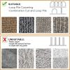 WILLBOND Carpet Cord Cover Cable Protector Floor Cover Cable Protector Management Only for Commercial Office Carpet(19.69 ft,Grey) view 3