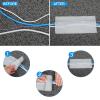 WILLBOND Carpet Cord Cover Cable Protector Floor Cover Cable Protector Management Only for Commercial Office Carpet(19.69 ft,Grey) view 4