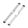 KangPlus Metal Strap Compatible with Inspire/Inspire HR,Metal Fashion Style Casual Replacement Wristband Adjustable Band for Women Men - Silver view 4