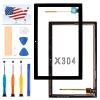 Screen Replacement for Lenovo TAB 4 10" X304 X304N X304F TB-X304F TB-X304N TB-X304 Touch Screen Panel Digitizer Sensor Full Glass Lens Repair Kits with Free Tools (Black) view 1