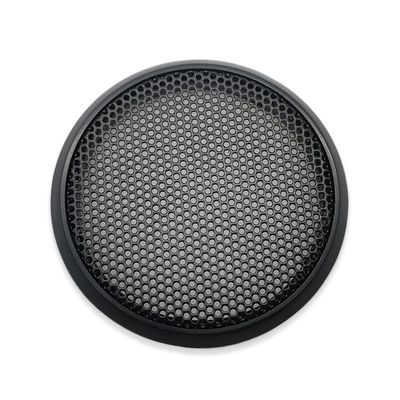 2 Pcs for 1.5 inch Speaker Grill Cover 1.5" High-Grade Car Tweeter Audio Conversion Net Decorative Circle Metal Mesh Grille 52mm (Black Frame)