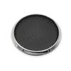 2 Pcs for 1.5 inch Speaker Grill Cover 1.5" High-Grade Car Tweeter Audio Conversion Net Decorative Circle Metal Mesh Grille 52mm (Silvery Frame) view 1