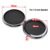2 Pcs for 1.5 inch Speaker Grill Cover 1.5" High-Grade Car Tweeter Audio Conversion Net Decorative Circle Metal Mesh Grille 52mm (Silvery Frame) view 2