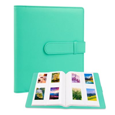 256 Pockets Photo Album for 2x3 Inch Polaroid Photos, Fujifilm Instax Mini Pictures, for Fujifilm Instax Mini 12 11 9 41 40 99 EVO LIPLAY 8 7 Instant Camera, Wedding Family Travel Memories, Green