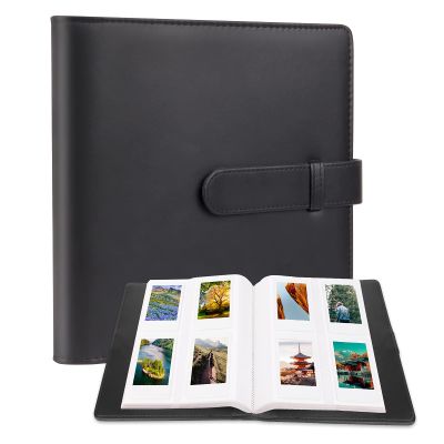 256 Pockets Photo Album for 2x3 Inch Polaroid Photos, Fujifilm Instax Mini Pictures, for Fujifilm Instax Mini 12 11 9 41 40 99 EVO LIPLAY 8 7 Instant Camera, Wedding Family Travel Memories, Black