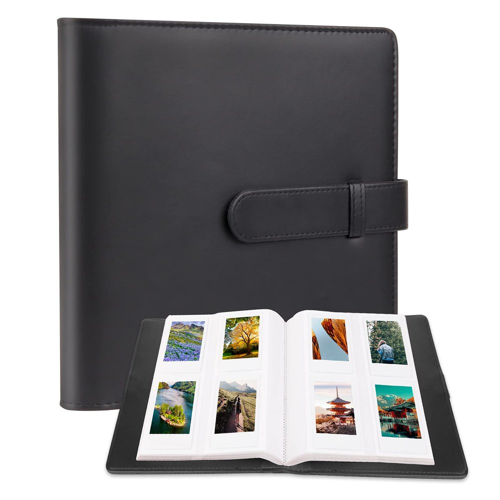 256 Pockets Photo Album for 2x3 Inch Polaroid Photos, Fujifilm Instax Mini Pictures, for Fujifilm Instax Mini 12 11 9 41 40 99 EVO LIPLAY 8 7 Instant Camera, Wedding Family Travel Memories, Black