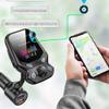 Wireless Car Bluetooth FM Transmitter, Radio Adapter Hands-Free Kit with 1.77 Inch Display, Supports TF/SD Card and QC3.0 & 5V/2.4A Charging view 3
