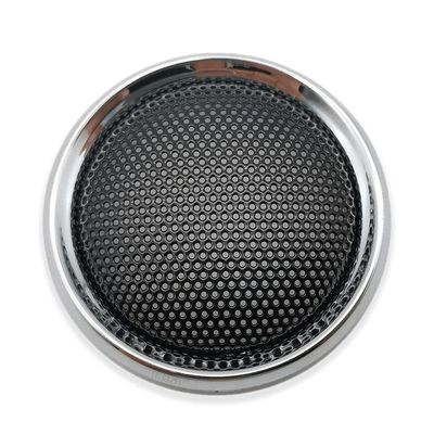 2 Pcs for 1 inch Speaker Grill Cover 1" High-Grade Car Tweeter Audio Conversion Net Decorative Circle Metal Mesh Grille 43mm (Silvery Frame)