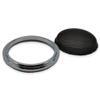 2 Pcs for 1 inch Speaker Grill Cover 1" High-Grade Car Tweeter Audio Conversion Net Decorative Circle Metal Mesh Grille 43mm (Silvery Frame) view 3