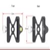 Sunwayfoto MAC-15T 60mm Clamp Conversion Kit Convert RC2 to Arca/RRS QR Compatible with Tripod Ball Head inc Boss Adapters view 3