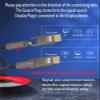 10ft 4K HDMI 2.0 Cable, Fiber Optic HDMI Cable, Micro HDMI, Detachable Type A+D,18Gbps Ultra Speed, HDR, 3D, eARC, Slim Flexible, for PS4 Xbox Roku Projector view 2
